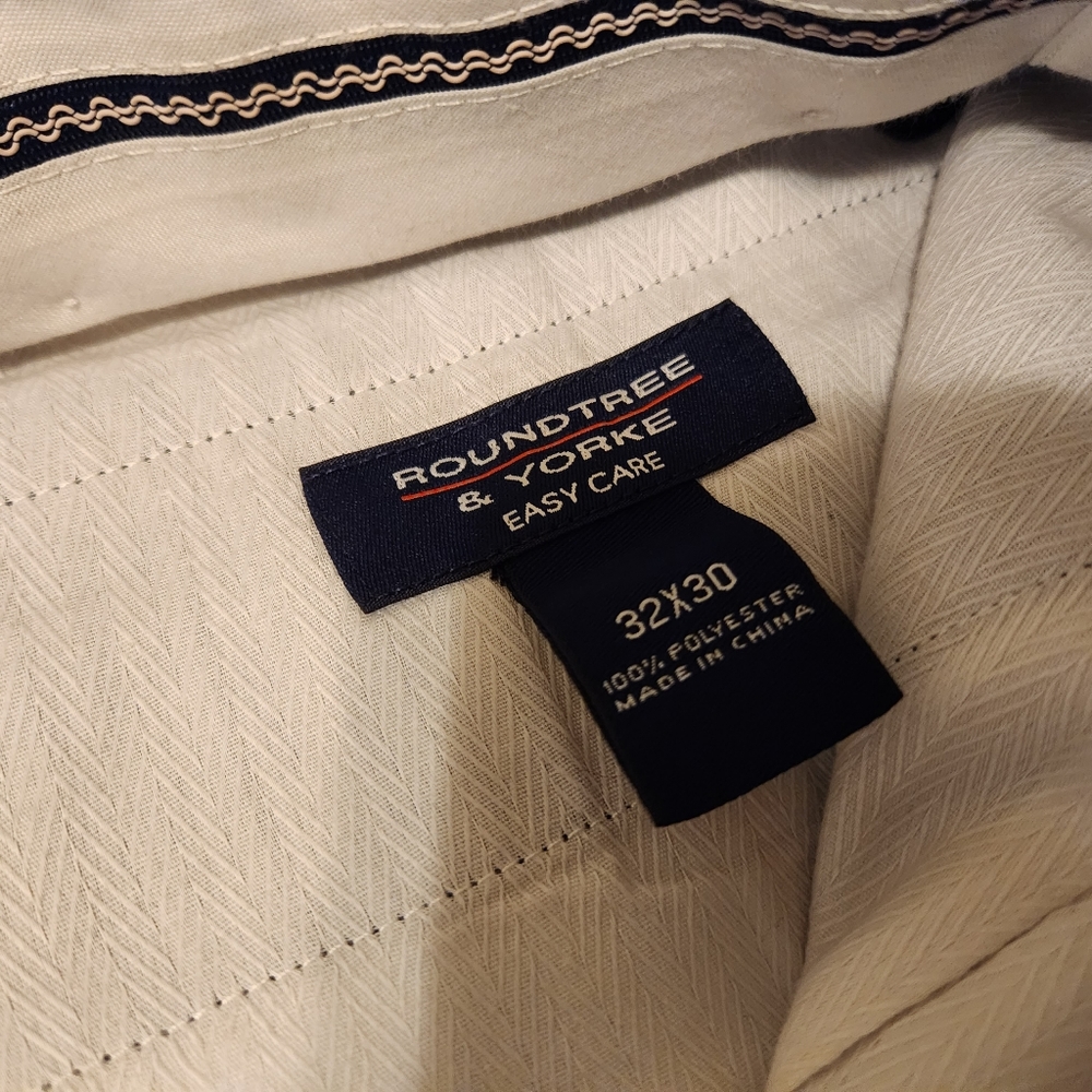 Roundtree & Yorke 32x29 Pleated Dress Pants - Picture 5 of 7